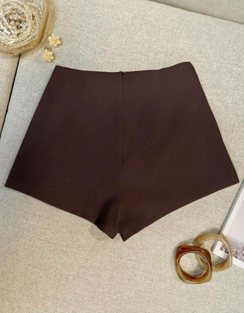 Espresso Luxe Tailored Shorts