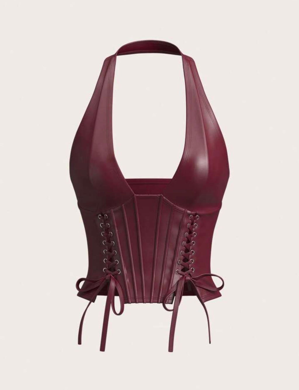 Crimson Desire Corset Top