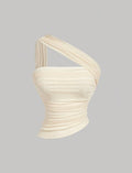 Ivory Muse One-Shoulder Top