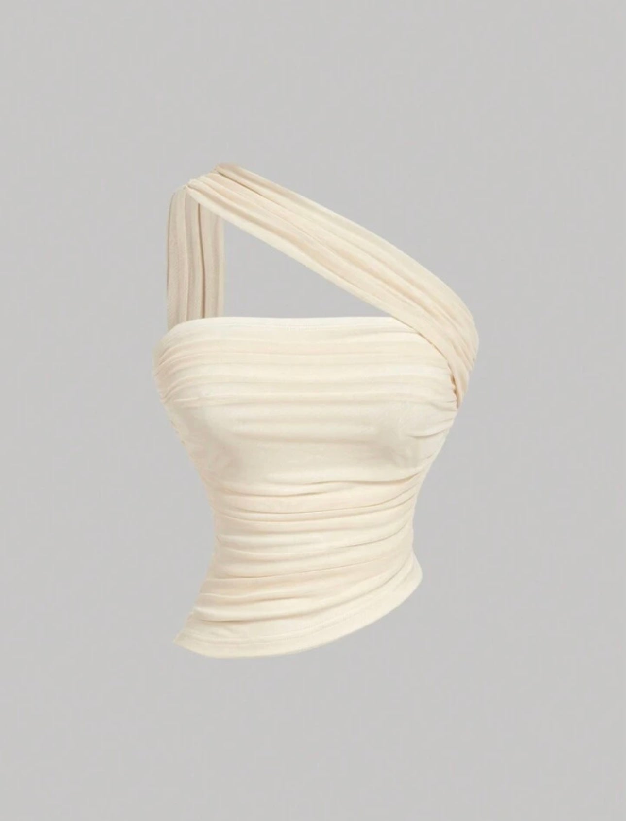 Ivory Muse One-Shoulder Top